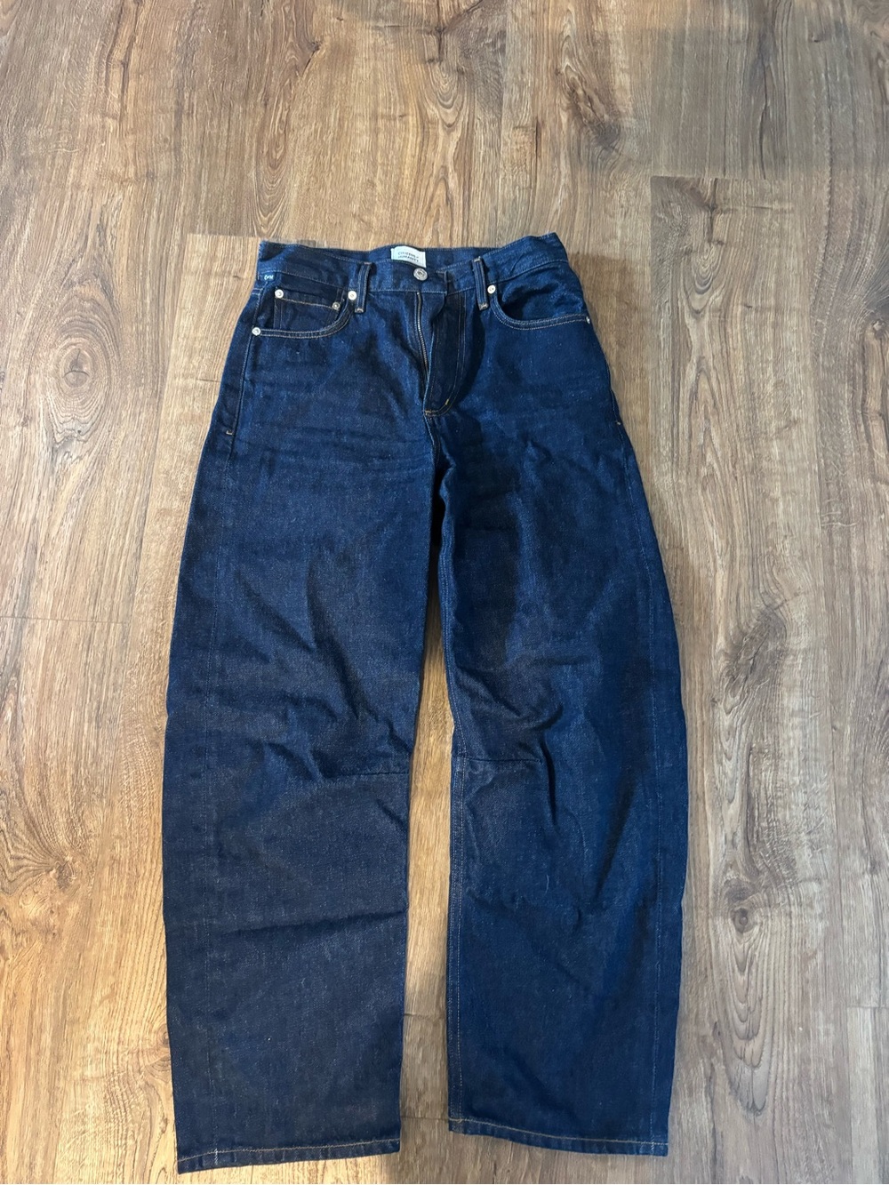 Classic Dark Blue Denim Jeans